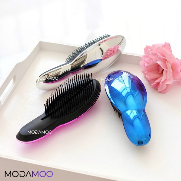 برس مو گره باز کن مدل لیزری(هولوگرامی) - تصویر 2