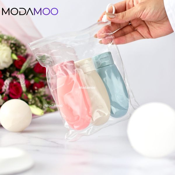 پک بطری سیلیکونی مسافرتی (3عددی) - تصویر 2