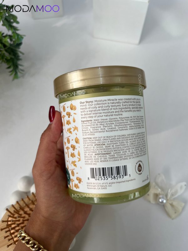 ژل مو حالت دهنده و آبرسان افریکن پرایدAfrican Pride MOISTURE MIRACLE OLIVE OIL & TEA TREE OIL - تصویر 2