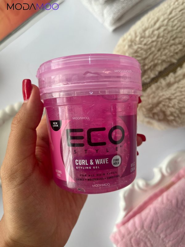 ژل فر کننده و حالت دهنده صورتی اکو Eco curl & wave styling gel - تصویر 2