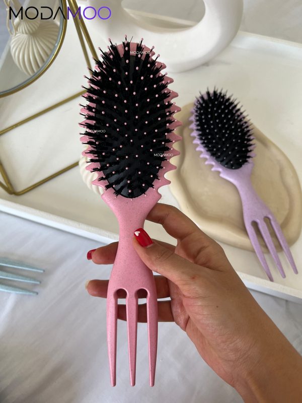 برس استایل موی فر باونس کرل پیک دار(پوش مو) bounce curl - تصویر 5