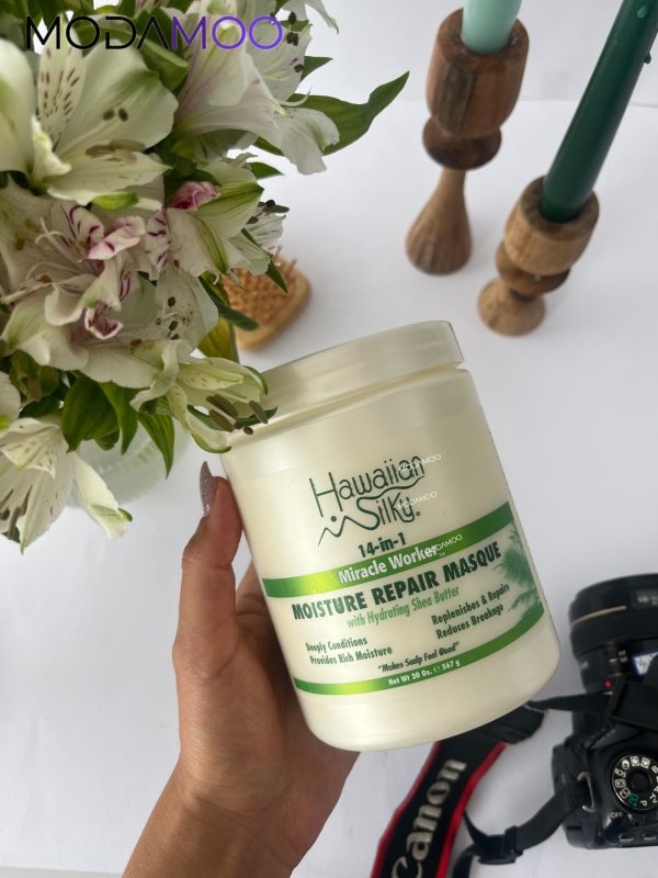 ماسک مو داخل حمام ترمیم کننده و آبرسان عمیق هاوایین سیلکی Hawaiian Silky - تصویر 2
