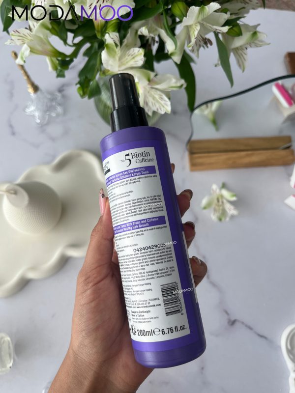 اسپری تونیک ضد ریزش مو بیوتین و کافئین اربن کر جدید - تصویر 3